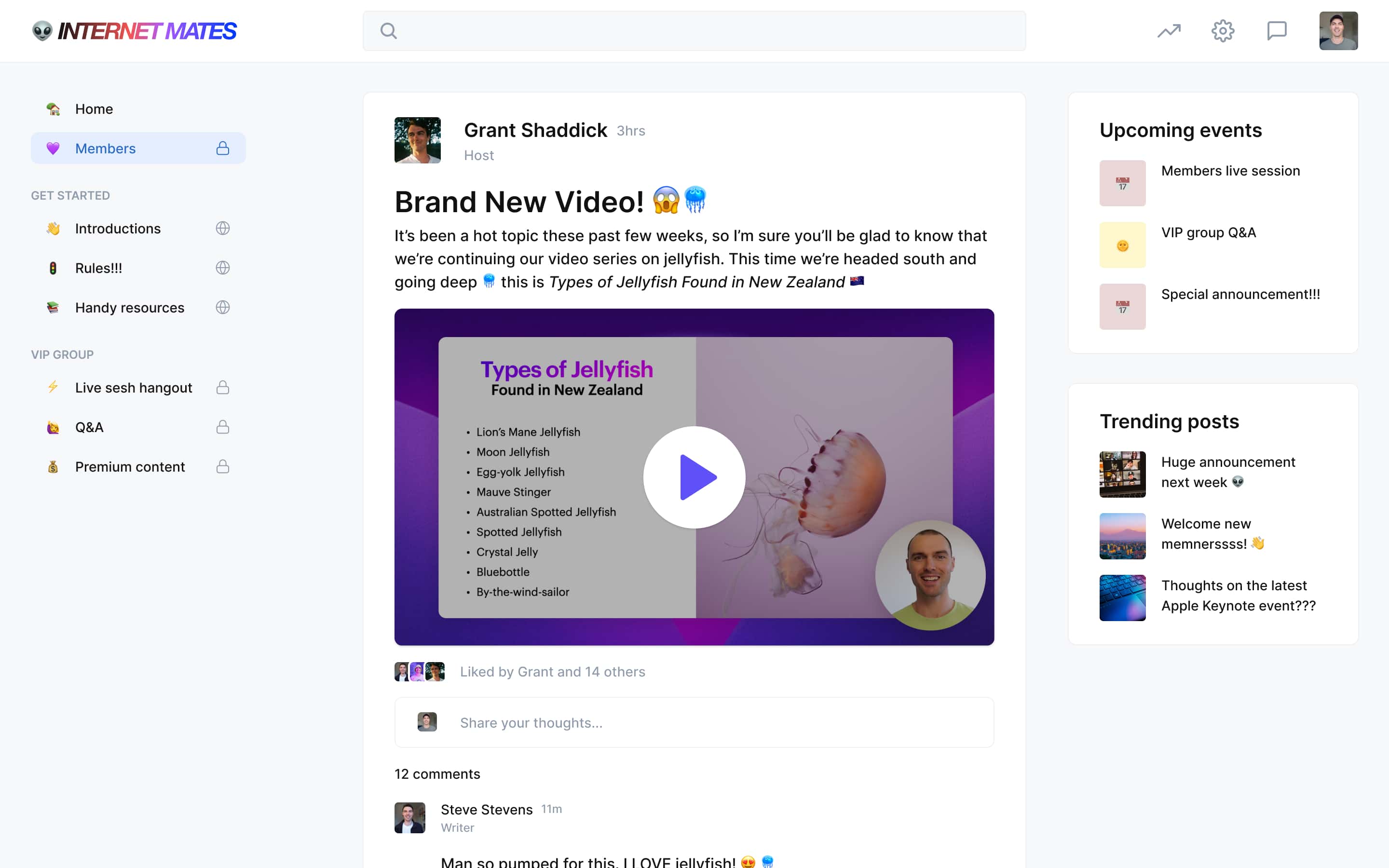 Online screen recorder with embed video player